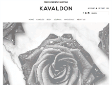 Tablet Screenshot of kavaldon.com